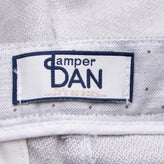 DAMPER DAN Trousers Size 12M Grey Soft Adjustable Waist Zip Fly Made in Italy gallery photo number 4