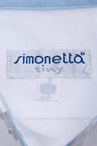 SIMONETTA TINY Shirt Size 6M Button Down Collar Made in Italy gallery photo number 3