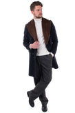RRP €2705 GABRIELE PASINI 100% Cashmere Coat Size IT 48 / M Mink Fur Collar gallery photo number 1