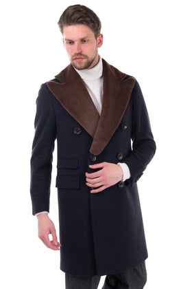 RRP €2705 GABRIELE PASINI 100% Cashmere Coat Size IT 48 / M Mink Fur Collar gallery photo number 5