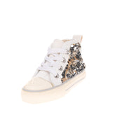 RRP €115 TWINSET Canvas Sneakers Size 20 UK 4 US 5 High Top Sequin Rhinestones gallery photo number 1