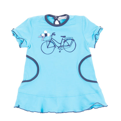 GYMP PREMINIMES Flare Dress Size 3M Printed Bicycle gallery photo number 1