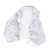 RRP €105 MISS GRANT Satin Waistcoat Size 32 / 7Y Button Front Peak Lapel Collar gallery photo number 3