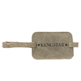 KENGSTAR Canvas Luggage Tag Garment Dye Adjustable Strap Coated Logo gallery photo number 2
