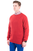 RRP €120 HACKETT Lambswool Jumper Size XXL Thin Knit Ribbed Trim Crew Neck gallery photo number 5