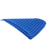 RRP €60 HACKETT Linen Long Shawl/Wrap Scarf Gingham Pattern Frayed Edges gallery photo number 2