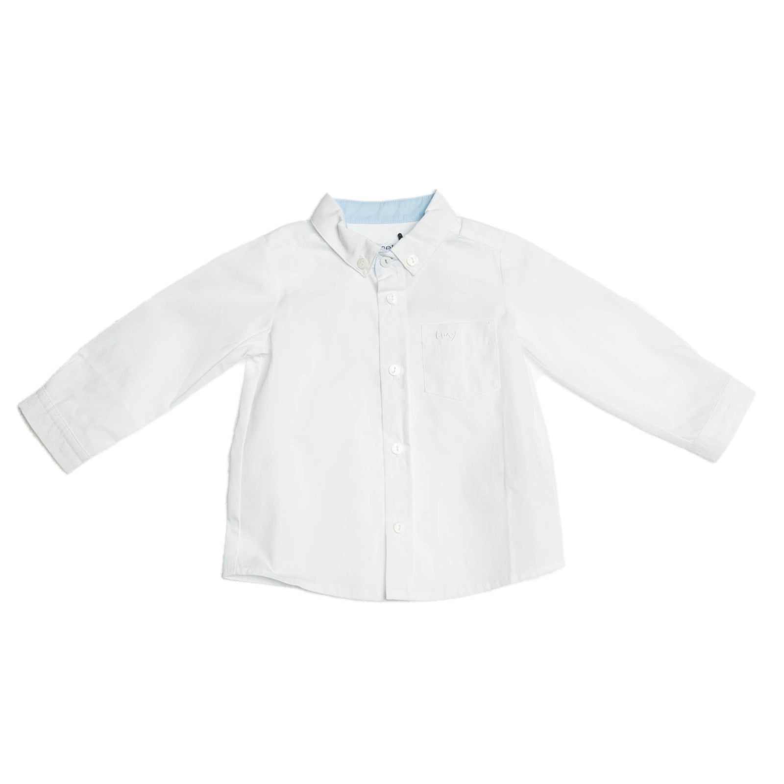 SIMONETTA TINY Shirt Size 6M Button Down Collar Made in Italy gallery main photo