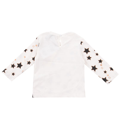 MICROBE T-Shirt Top Size 6M Coated & Printed Stars gallery photo number 2