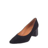 RRP €170 VOLTAN Suede Leather Court Shoes Size L 38.5 R 38 Coated Flare Heel gallery photo number 2