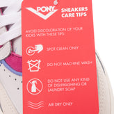 PONY Leather Sneakers Size 38 UK 5 US 8 Perforated Textured Logo Details Lace Up gallery photo number 11