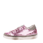 RRP €105 2STAR Kids Sneakers EU 40 UK 7 US 8 Leather Trim Glitter Made in Italy gallery photo number 4