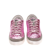 RRP €105 2STAR Kids Sneakers EU 40 UK 7 US 8 Leather Trim Glitter Made in Italy gallery photo number 3