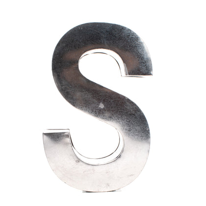SELETTI METALVETICA Oversized Aluminium Letter S Wall Mounted gallery photo number 1