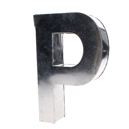 SELETTI METALVETICA Oversized Aluminium Letter P Wall Mounted gallery photo number 2