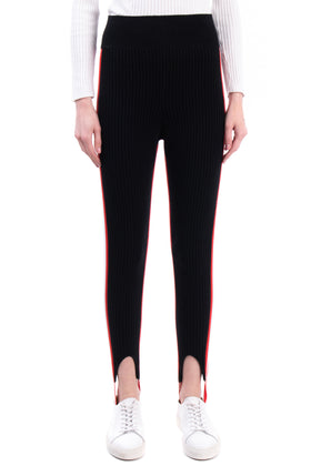 RRP €655 CALVIN KLEIN 205W39NYC Knitted Stirrup Trousers Size S Wool Blend gallery photo number 3