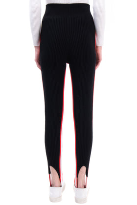 RRP €655 CALVIN KLEIN 205W39NYC Knitted Stirrup Trousers Size S Wool Blend gallery photo number 5