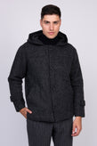 RRP €280 BELLWOOD Jacket Size IT 48 Mohair & Wool Blend Felted Made in Italy gallery photo number 3
