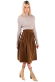 RRP €1510 ROCHAS Angora & Wool A-Line Skirt Size FR 38 / S Pintucked Pleats gallery photo number 3