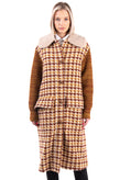 RRP €955 M MISSONI Tweed Coat Size IT 40 S Wool Blend Knitted Sleeve Sherpa Trim gallery photo number 4