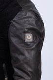 RRP€1450 BELSTAFF GRIZZLY Leather & Lamb Fur Pilot Jacket US-UK38 IT48 M Padded gallery photo number 6
