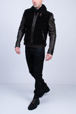 RRP€1450 BELSTAFF GRIZZLY Leather & Lamb Fur Pilot Jacket US-UK38 IT48 M Padded gallery photo number 2