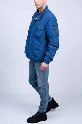 BELSTAFF ERWIN Jacket US-UK42 IT52 XL RRP€325 Garment Dye Worn Look Full Zip
