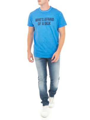 RRP €195 DSQUARED2 T-Shirt Top Size XXL Garment Dye Vulgar Print Long Cool Fit
