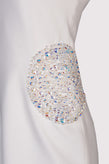 RRP€885 GENNY Mini Cocktail Dress US8 IT44 M Beaded Circle Bandeau Made in Italy gallery photo number 5