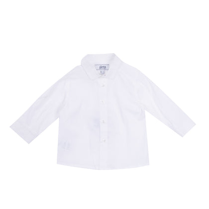 ALETTA Shirt Size 6M / 68CM White Turn-Up Cuffs Regular Collar Made in Italy gallery photo number 1