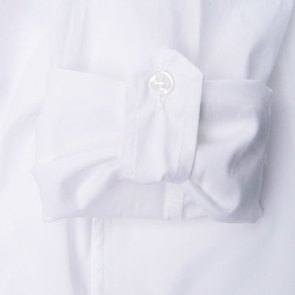 ALETTA Shirt Size 6M / 68CM White Turn-Up Cuffs Regular Collar Made in Italy gallery photo number 4