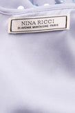 RRP€3175 NINA RICCI Silk A-Line Dress US6 FR38 S Coated Iridescent Draped Sleeve gallery photo number 10