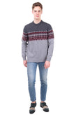 RRP €175 HACKETT Cashmere & Merino Wool Jumper Size L Fair Isle Made in Italy gallery photo number 2