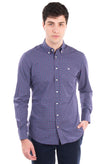HACKETT Shirt Size S Plaid Pattern Embroidered Logo Button Down Collar Slim Fit gallery photo number 3
