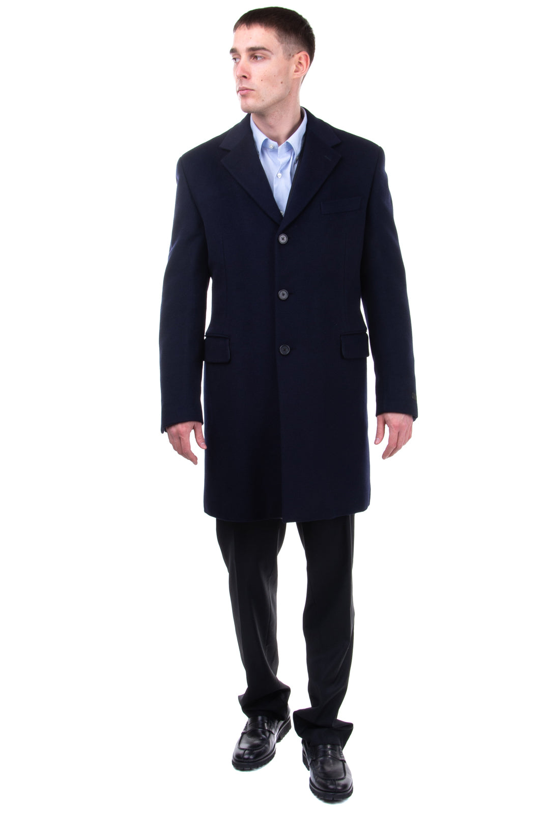 PRADA Cashmere Overcoat Size 46R / S Nutria Fur Gilet Single Breasted RRP €3655 gallery main photo
