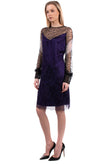 RRP €2025 NINA RICCI Lace Evening Dress US4 FR36 XS Ruffle Made in France gallery photo number 6