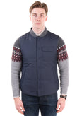 HACKETT Quilted Gilet Size- S Full Popper Ribbed Neck Lightly Padded RRP €275 gallery photo number 2