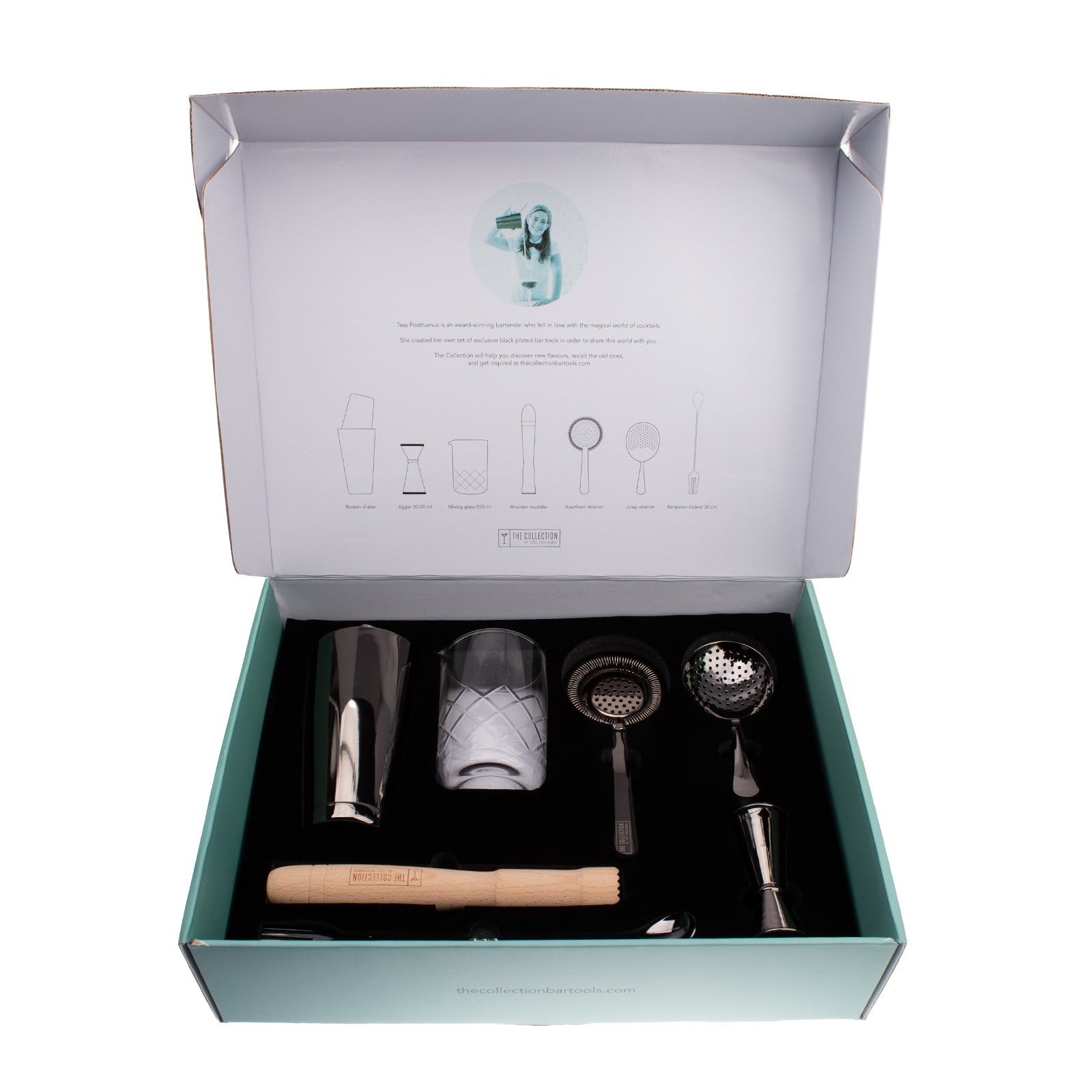 RRP€145 THE COLLECTION BAR TOOLS By TESS POSTHUMUS Cocktail Bar Tool Set gallery main photo