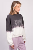 RRP €160 PINKO Sweatshirt Size S Embroidered 'ORGANIC COOL' Tie Dye MEDICINA gallery photo number 4