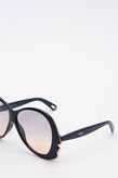 RRP€400 CHLOE Oversized Butterfly Sunglasses Rippled Frame Gradient Lenses gallery photo number 3