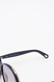 RRP€400 CHLOE Oversized Butterfly Sunglasses Rippled Frame Gradient Lenses gallery photo number 4