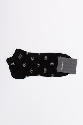 RRP€23 ZEGNA Sneakers Socks 39-42 UK5-8 US6-9 Logo Pattern Low Cut Made in Italy gallery photo number 2