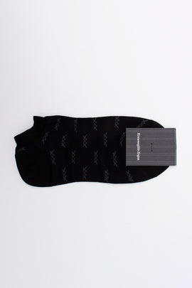 RRP €23 ZEGNA Sneaker Socks 39-42 UK5-8 US6-9 Iconic Triple X Coated Logo