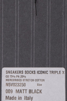 RRP €23 ZEGNA Sneaker Socks 39-42 UK5-8 US6-9 Iconic Triple X Coated Logo gallery photo number 4