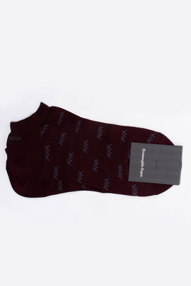 RRP €23 ZEGNA Sneakers Socks 39-42 UK5-8 US6-9 Iconic Triple X Made in Italy