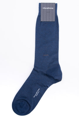 RRP€29 ZEGNA Mid Calf Socks One Size Triple X Mercerised Made in Italy