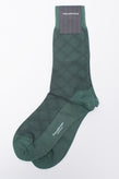 RRP €29 ZEGNA Mid Calf Socks EU39-42 UK5-8 US6-9 Unleashed Argyle Made in Italy gallery photo number 2