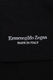 RRP€34 ZEGNA Knee Socks One Size Black Triple X Coated Logo Made in Italy gallery photo number 3