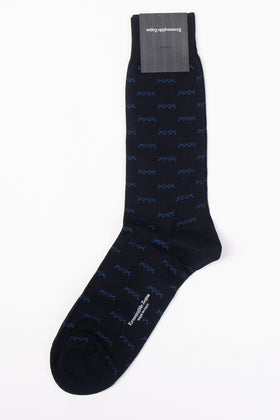 RRP€29 ZEGNA Mid Calf Socks One Size XXX All Over Mercerised Made in Italy gallery photo number 1