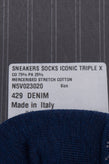 RRP €23 ZEGNA Sneakers Socks 39-42 UK5-8 US6-9 Iconic Triple X Pattern gallery photo number 4
