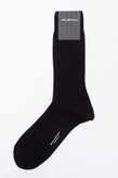 RRP €29 ZEGNA Mid Calf Socks One Size Black Basket Texture Made in Italy gallery photo number 2